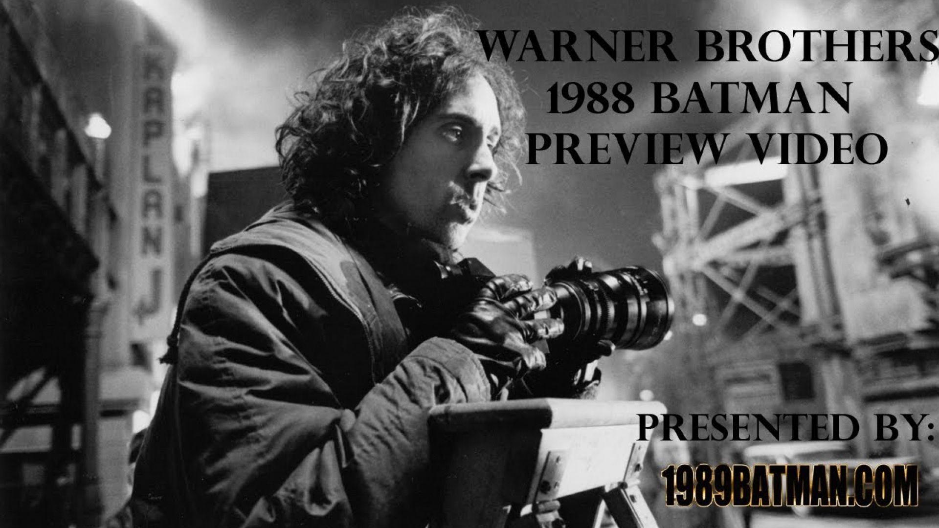 Warner Bros. Behind-the-Scenes look at Tim Burton&#039;s 1988 Batman