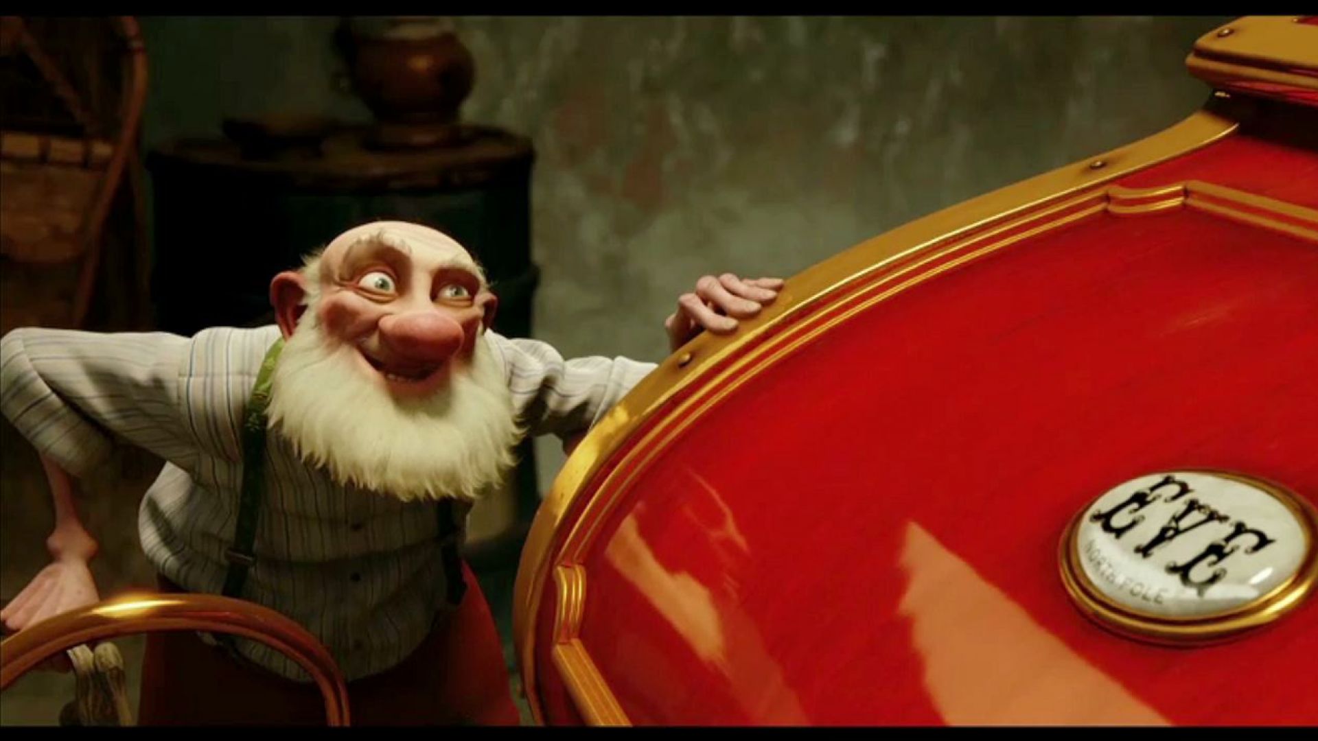 Santa&#039;s Sleigh in Arthur Christmas