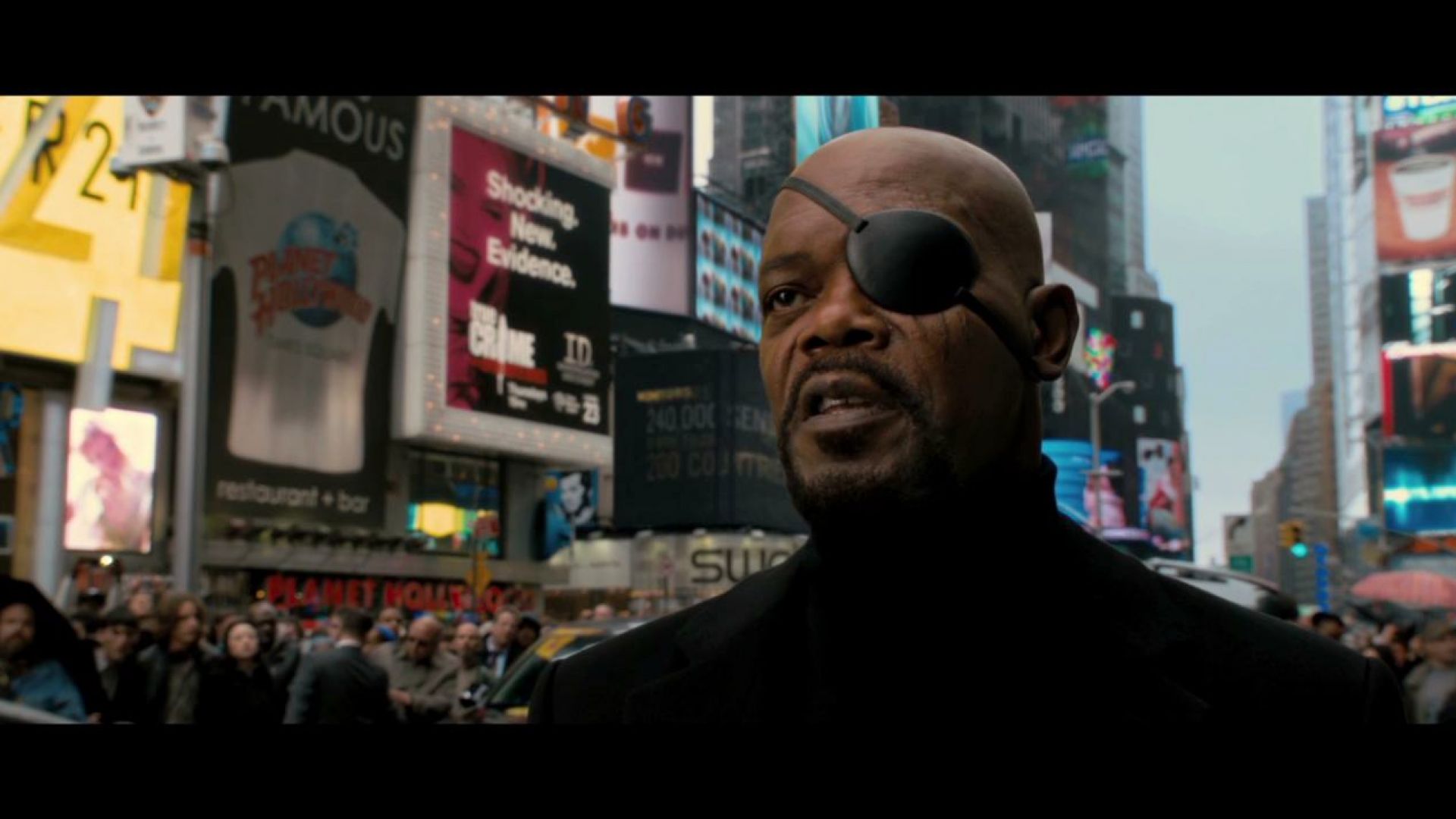 Captain America meets Nick Fury