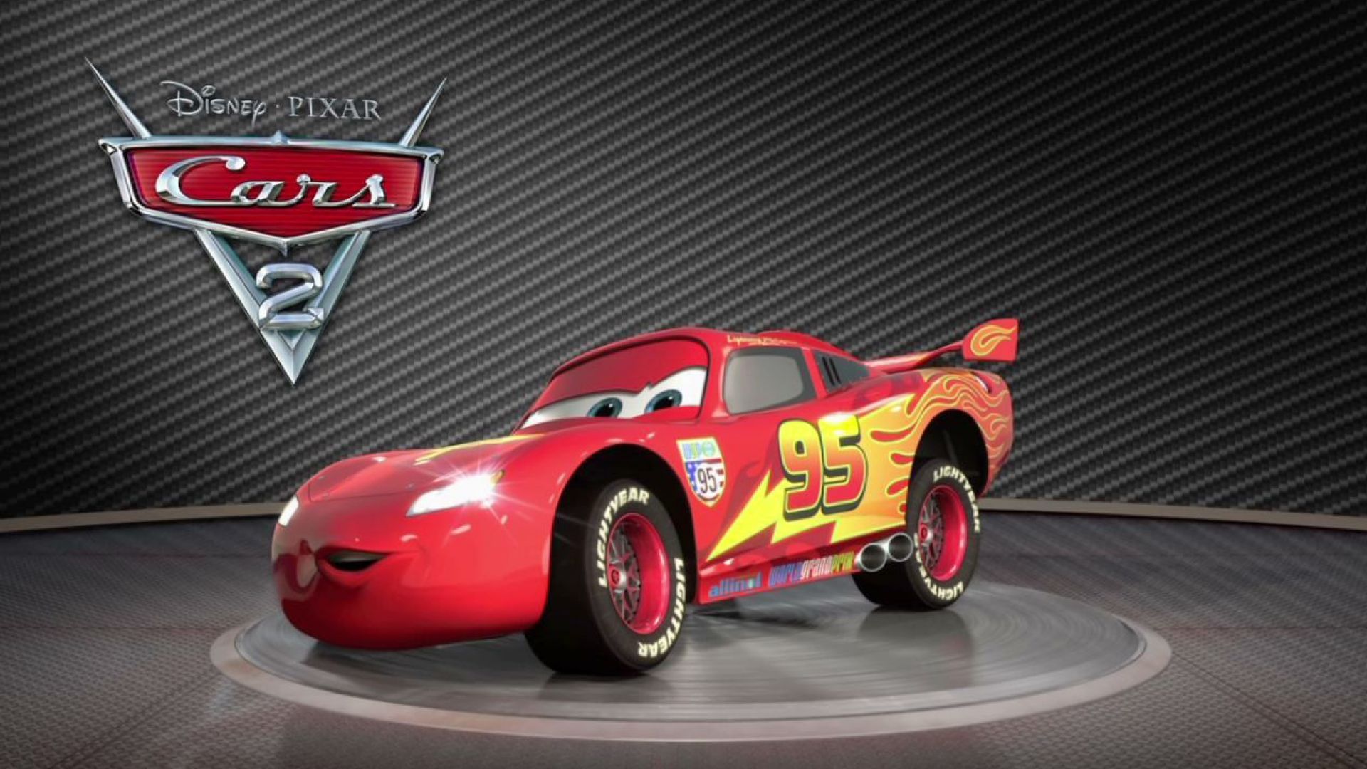 Lightning McQueen introduces Cars 2