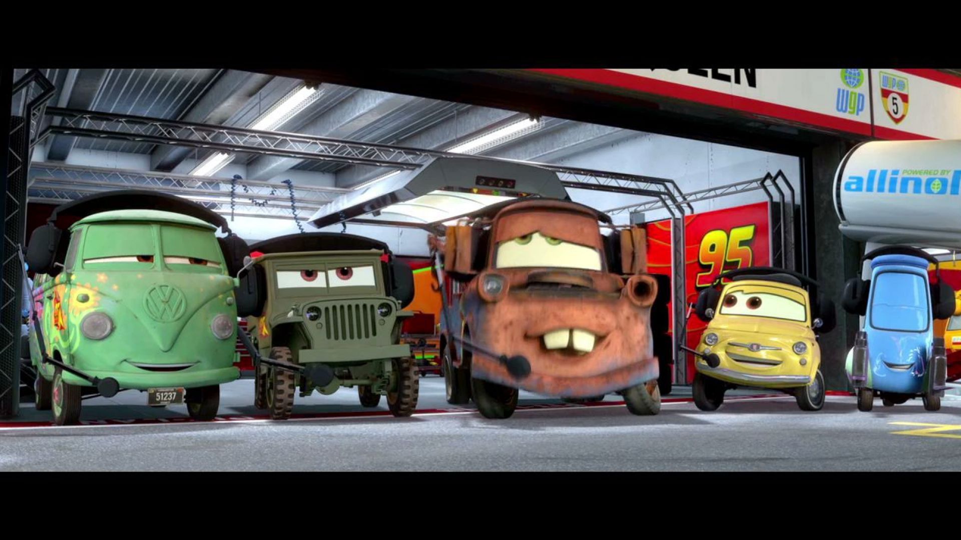 Instead of saying ka-chow, he&#039;s gonna go ka-boom! Cars 2