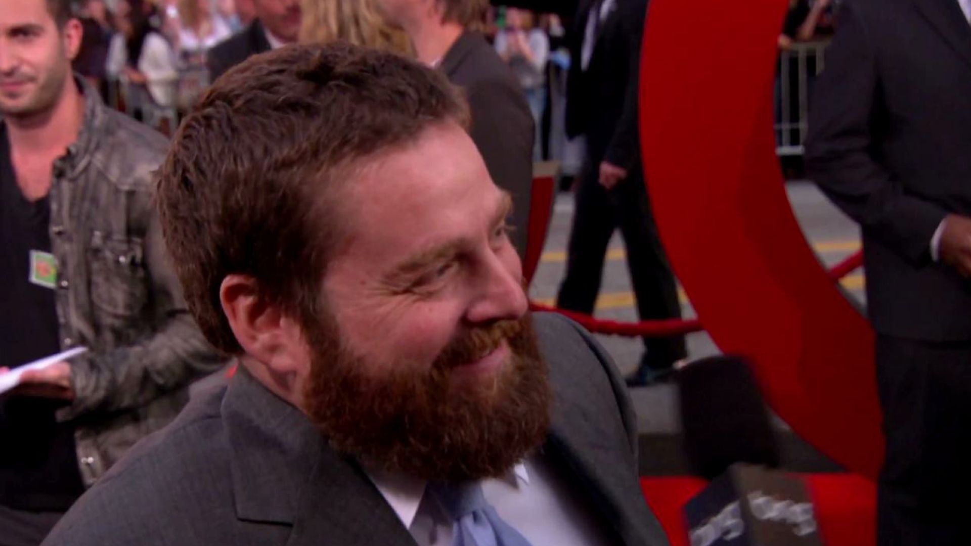 At the Hollywood Blvd Premiere: The Hangover Part 2