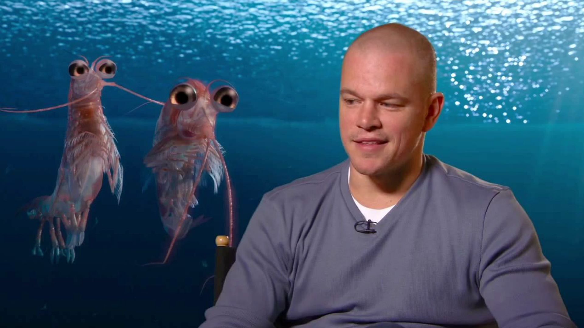 Matt Damon talks about how Brad Pitt really went for it in Happy Feet 2