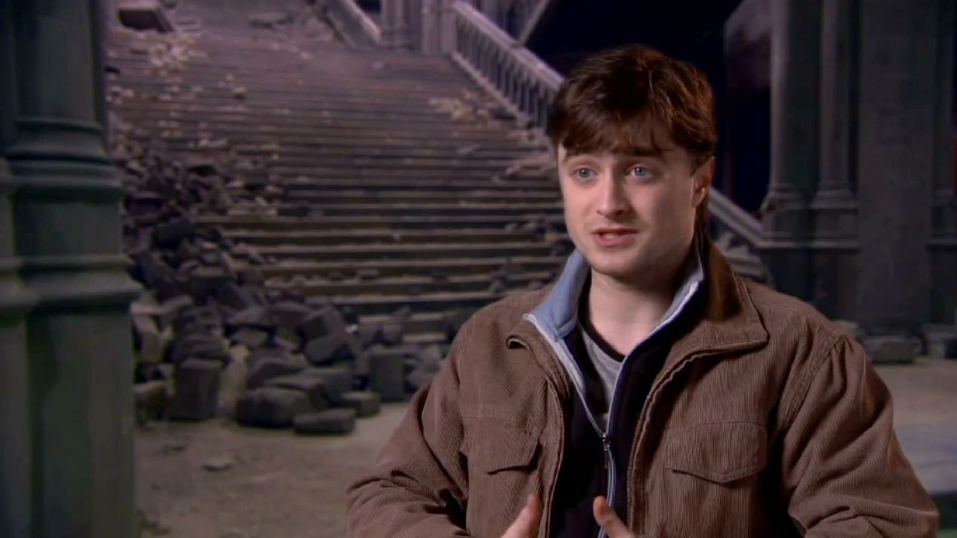 Daniel Radcliffe on the kiss in the last Harry Potter