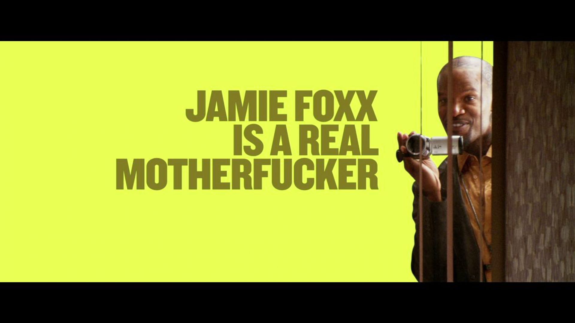 How&#039;d you get the nickname Motherfucker? Jamie Foxx in Horrible Bosses