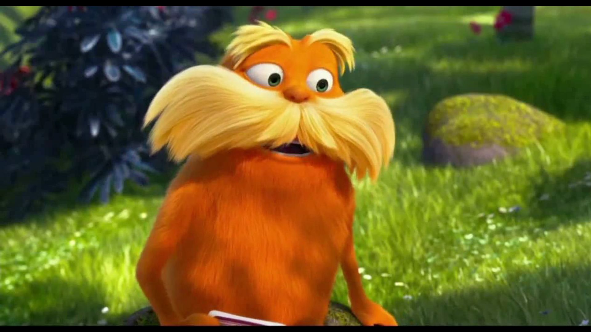 The Lorax playing poker