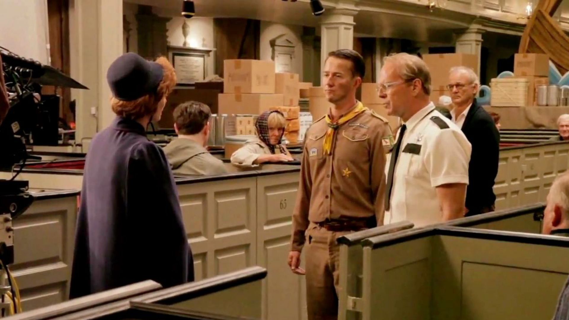Edward Norton proves himself to be a real friend to Khaki scouts everywhere in Moonrise Kingdom
