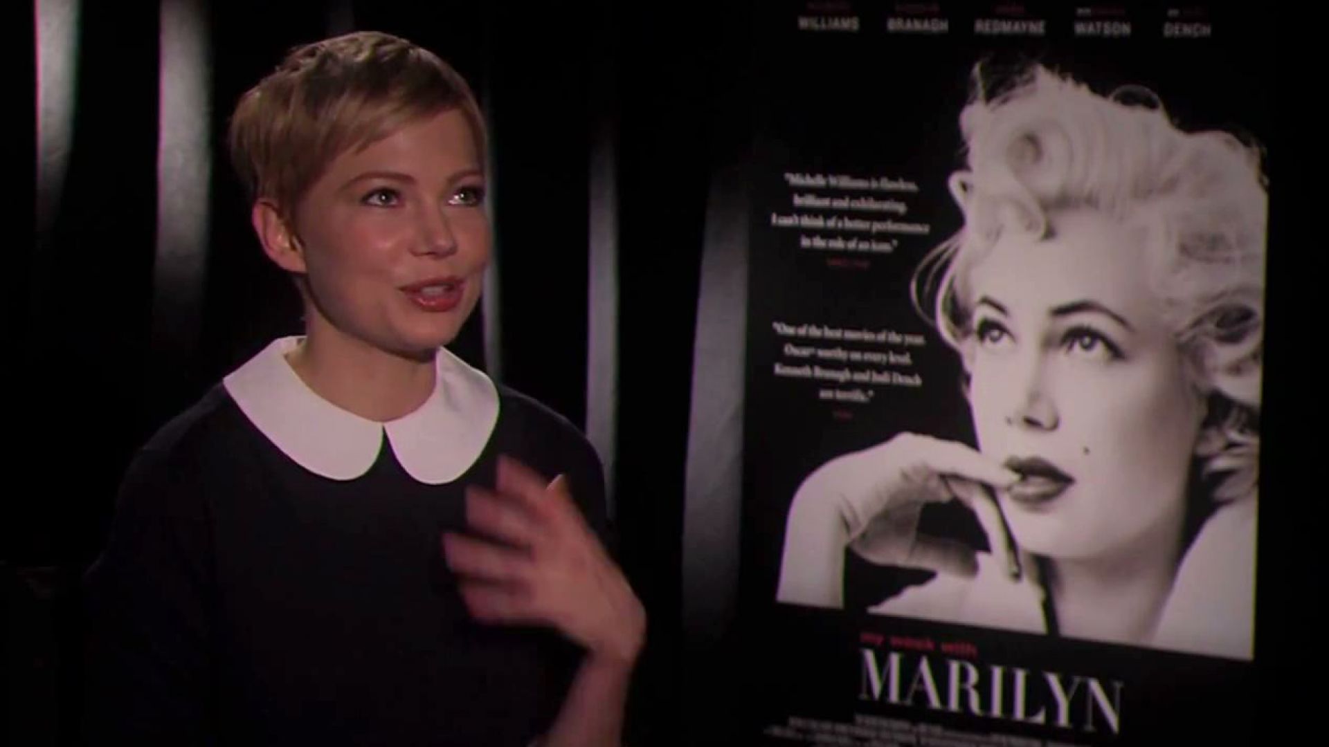Michelle Williams on singing and dancing in My Week With Marilyn