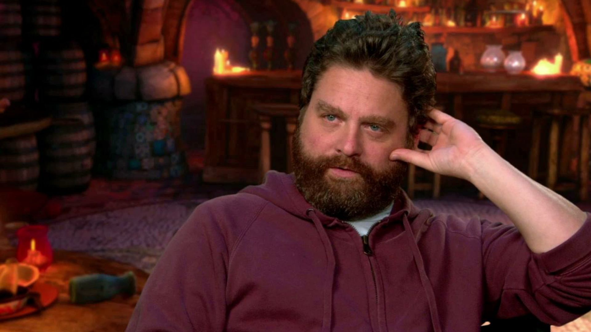 Zach Galifianakis talks about Humpty Alexander Dumpty in Puss in Boots