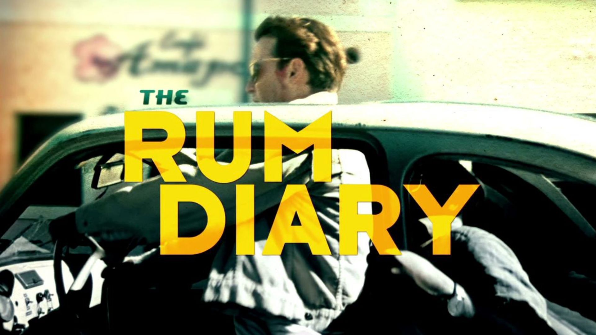 Try and look normal. The Rum Diary