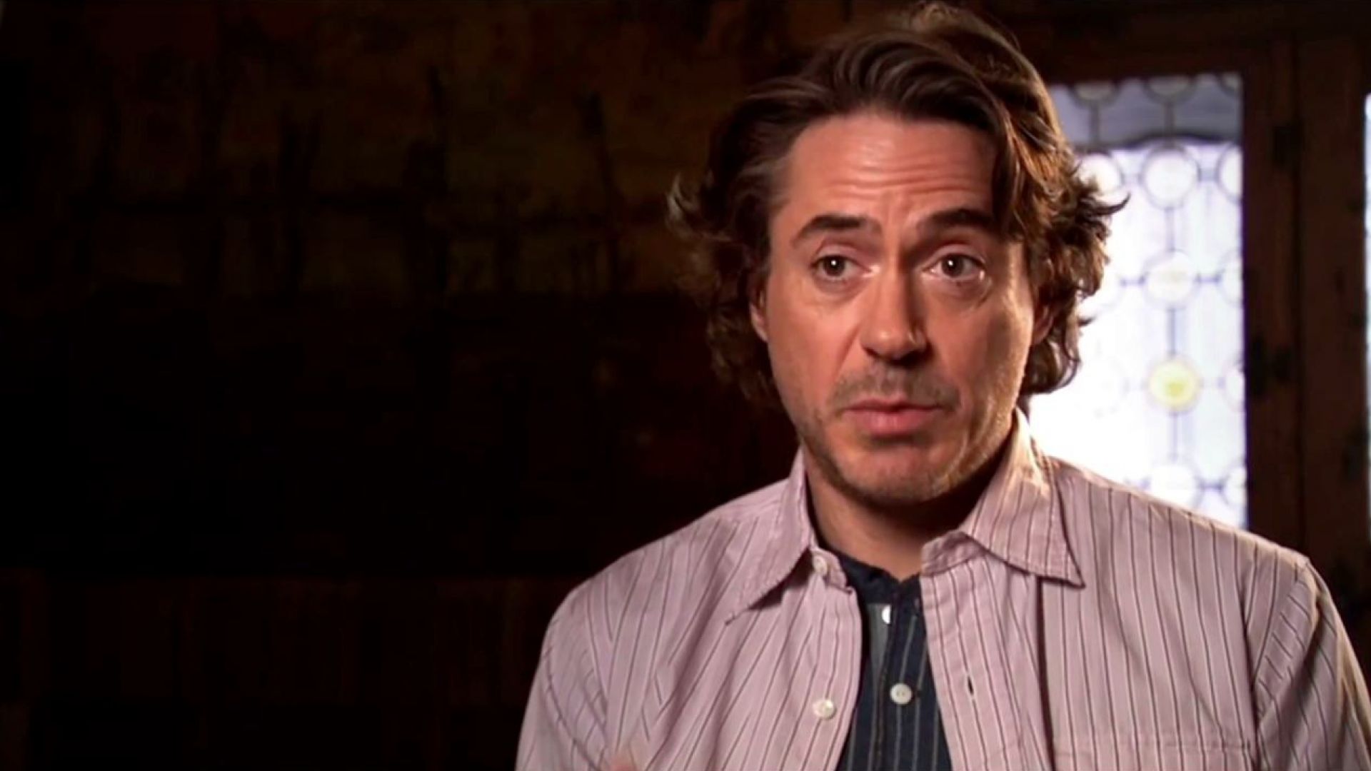 Robert Downey Jr. on Conan Doyle and Moriarty in Sherlock Holmes 2