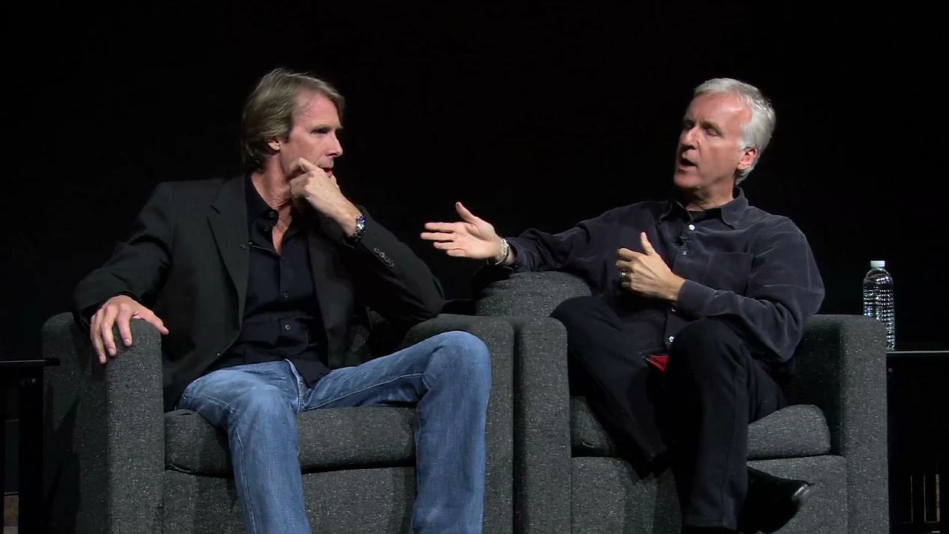 Michael Bay and James Cameron talk 3D and Transformers 3