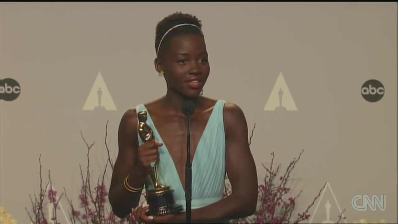 Lupita Nyong&#039;o interview after winning Best Supporting Actress