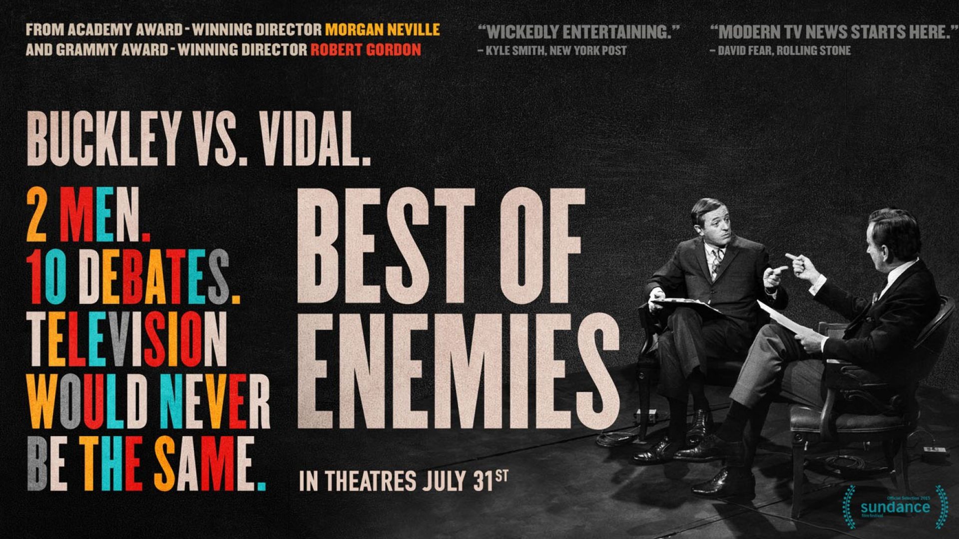 Two Men and A Lot of Arguing in First 'Best of Enemies' Trai