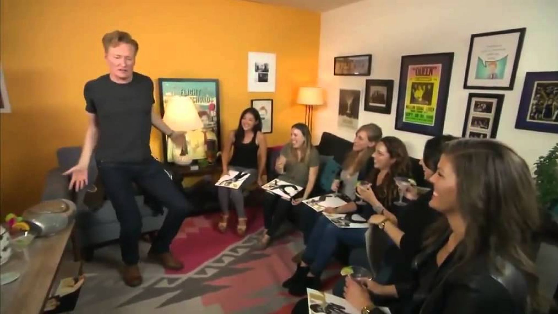 LOL: Conan takes staff on Girls Night Out to &#039;Magic Mike XXL