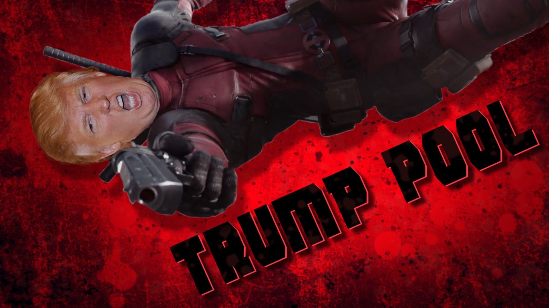 Donald Trump is Deadpool in the latest mash-up.