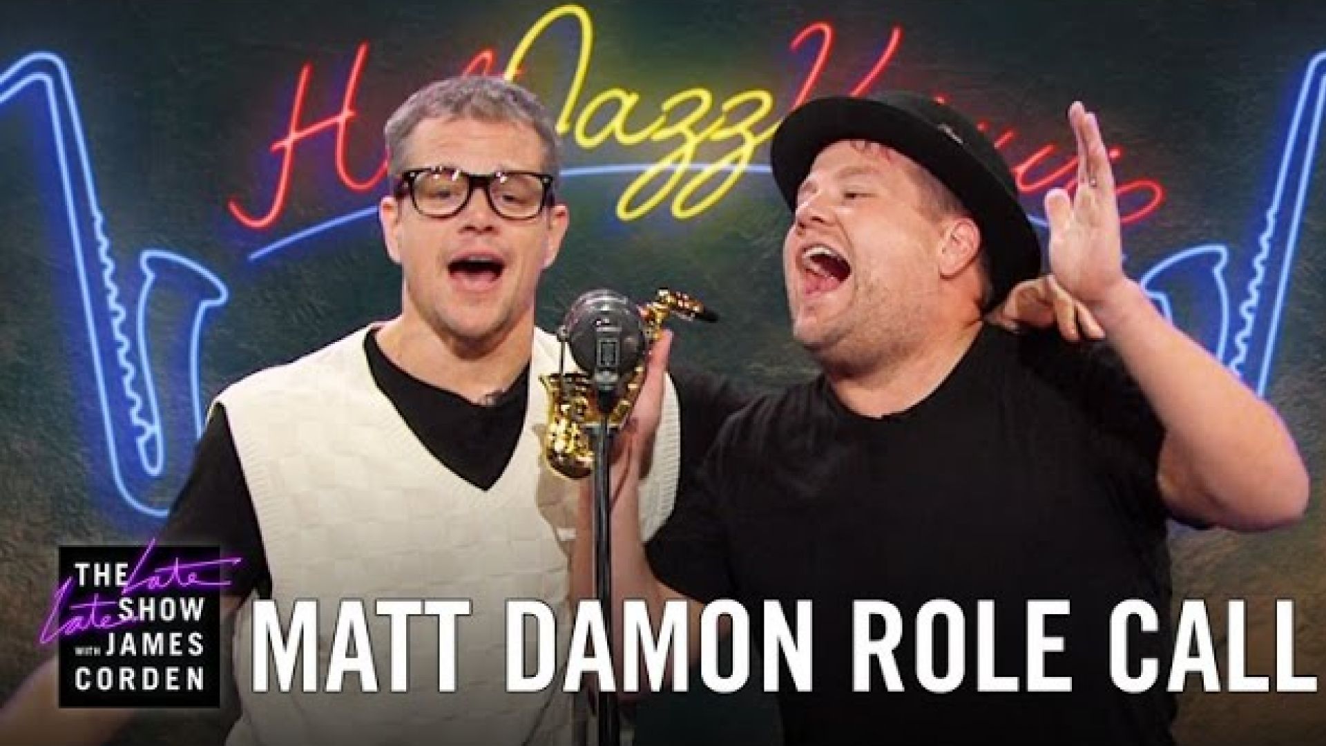 Watch: Matt Damon acts out his film career on The Late Late 