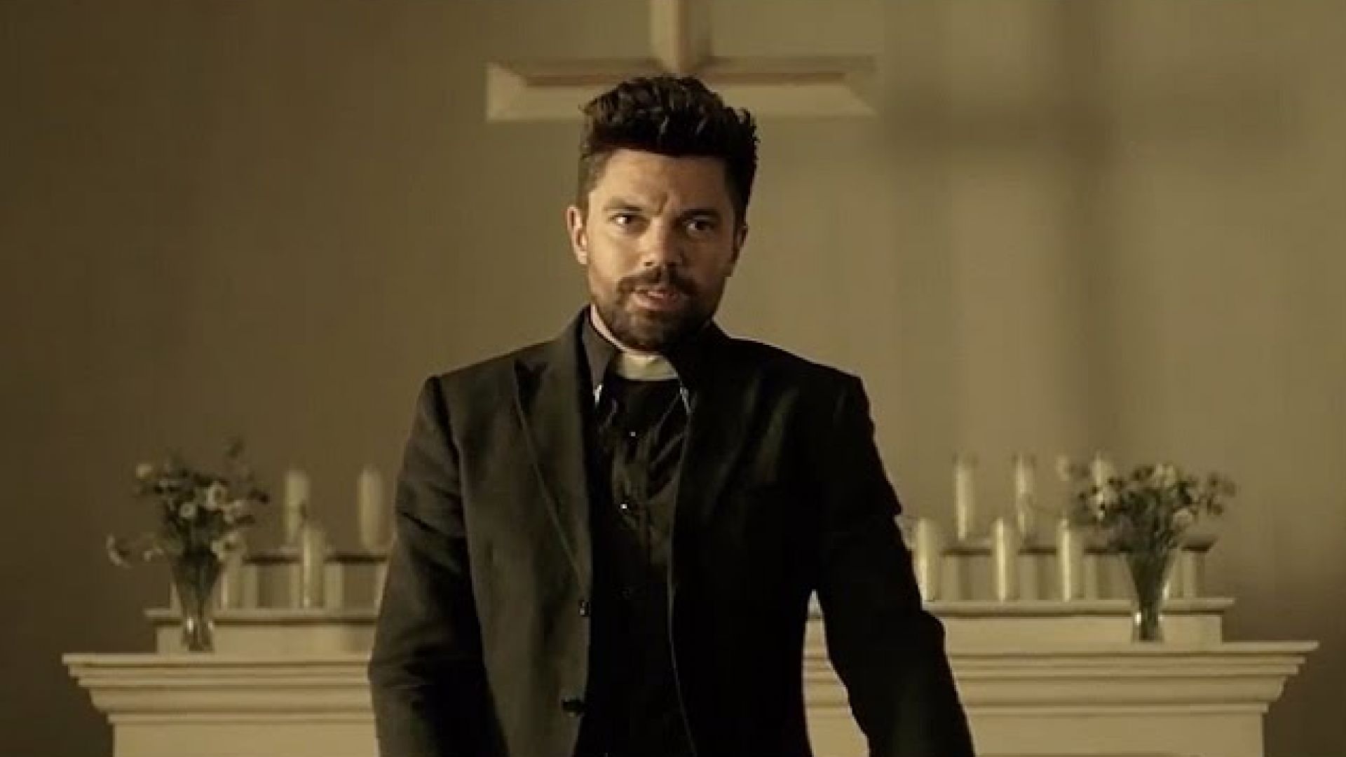 Teaser trailer for AMC&#039;s Preacher, ahead of the full length 