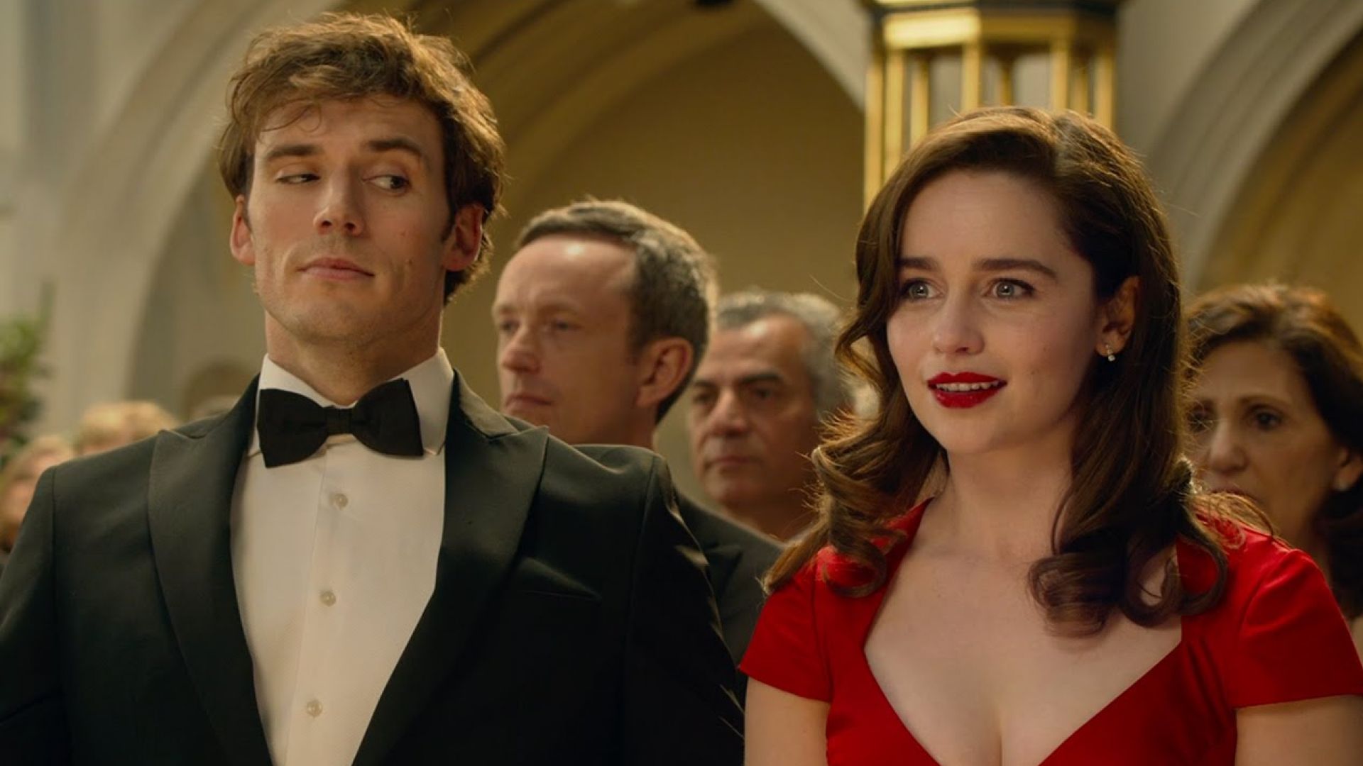 Emilia Clarke and Sam Claflin in &#039;Me Before You&#039;. Drama base