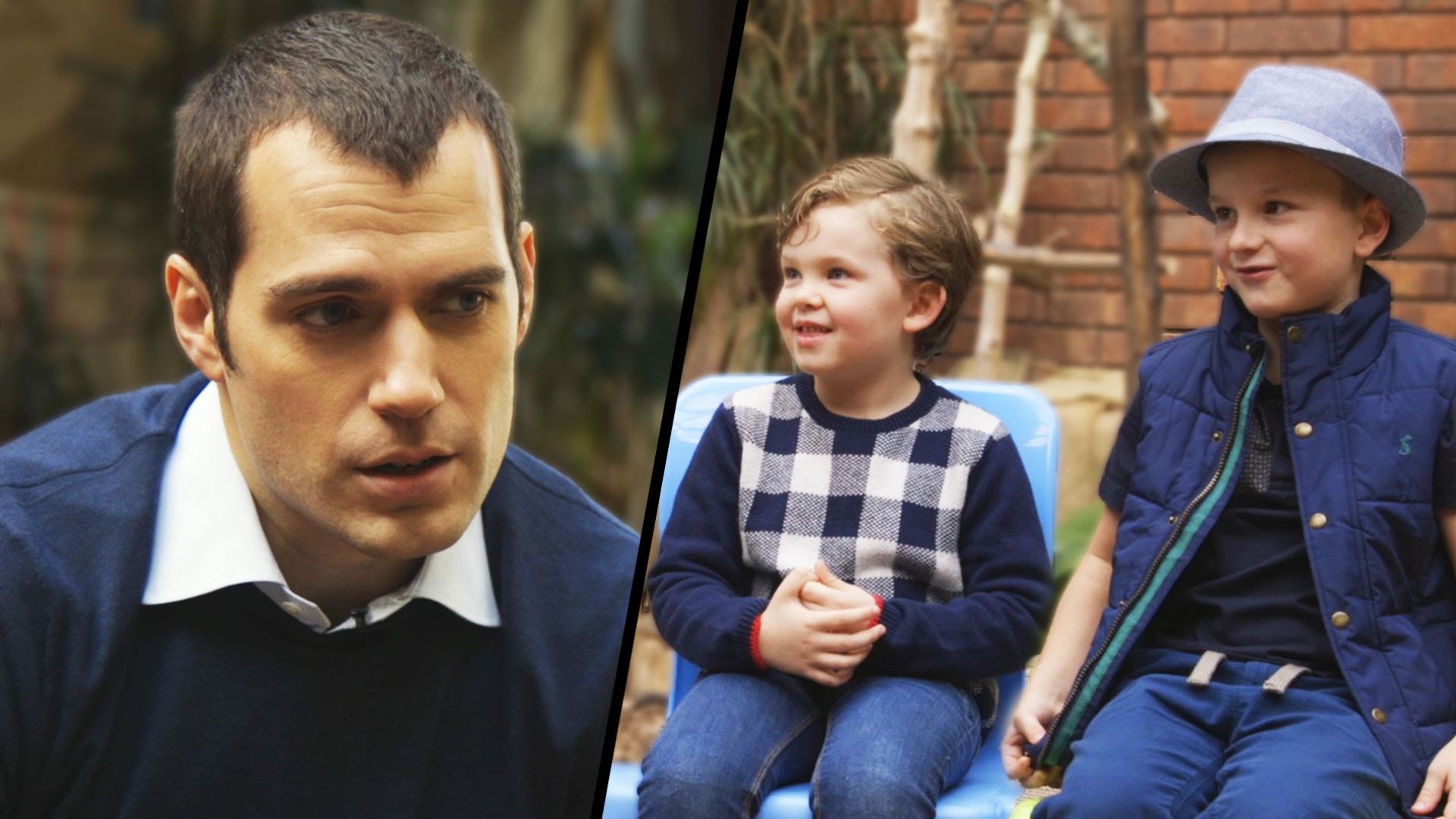 Henry Cavill Asks Kids: Batman Or Superman?