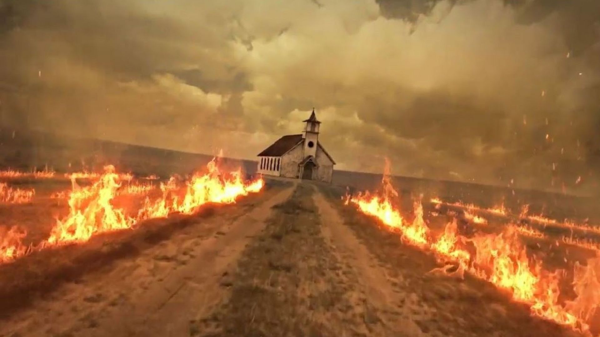 Follow the burning road in the new promo for AMC&#039;s &#039;Preacher