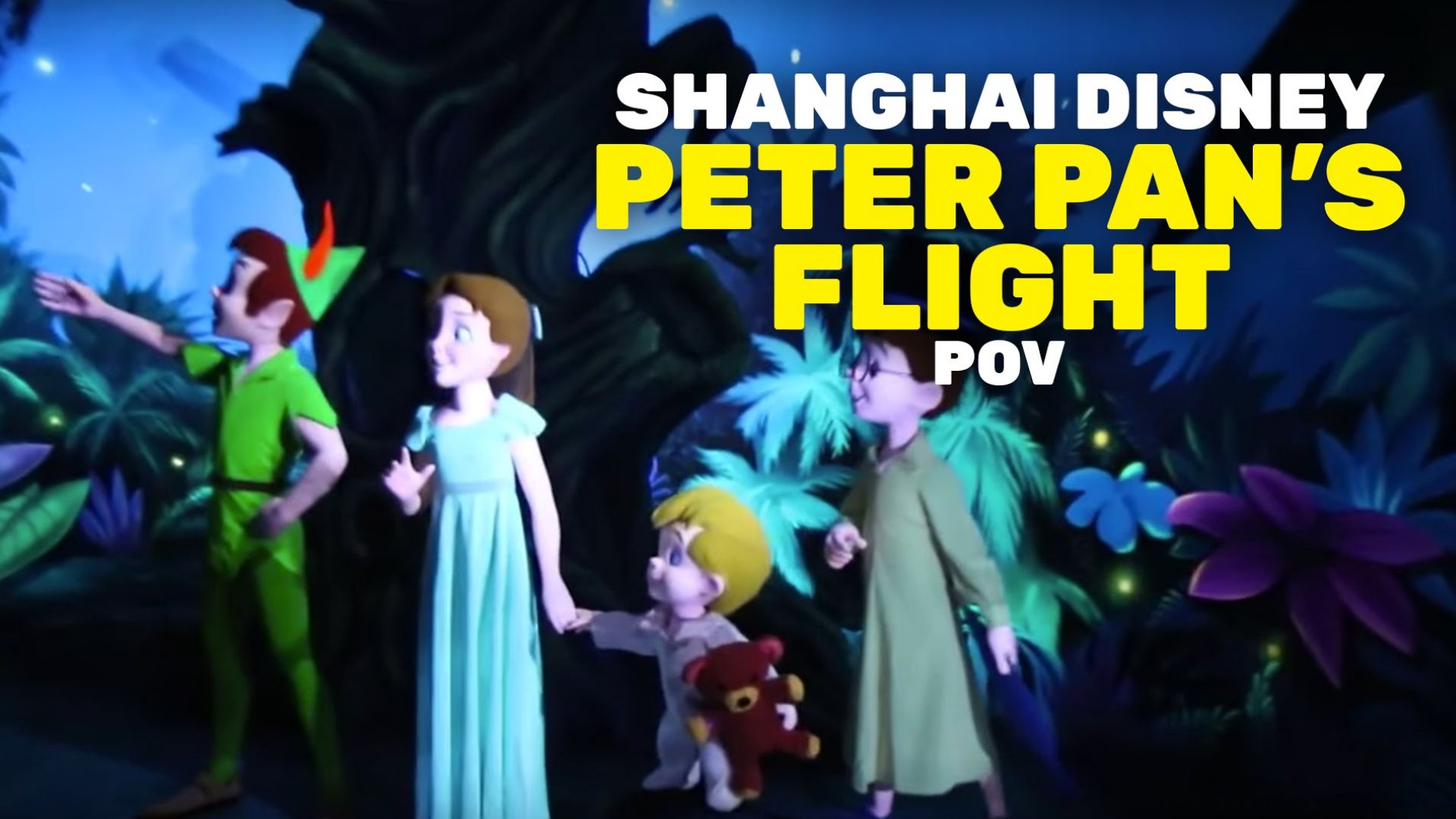 Peter Pan&#039;s Flight Ride At Shanghai Disneyland