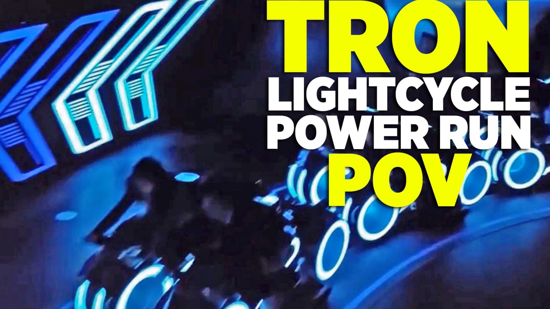 Tron Lightcycle Power Run Ride At Shanghai Disneyland