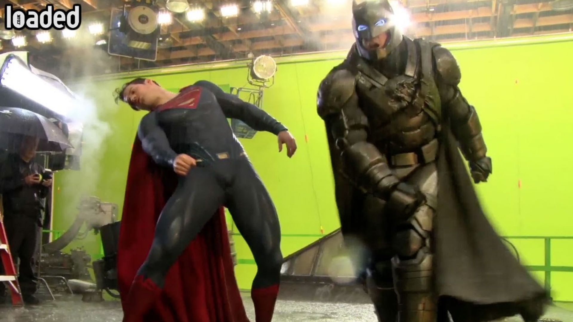 An awesome behind the scenes look at how the Batman-Superman