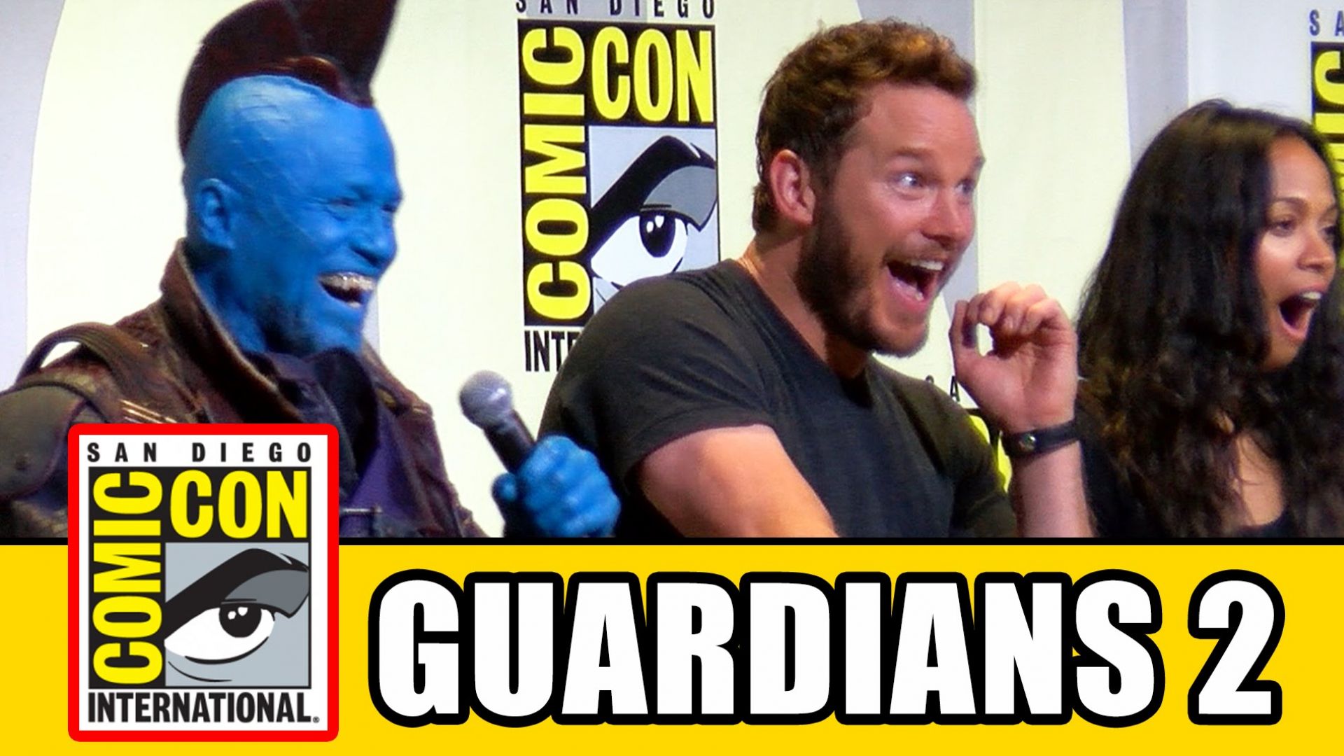 The Cast of Guardians of the Galaxy 2 take to the stage at S