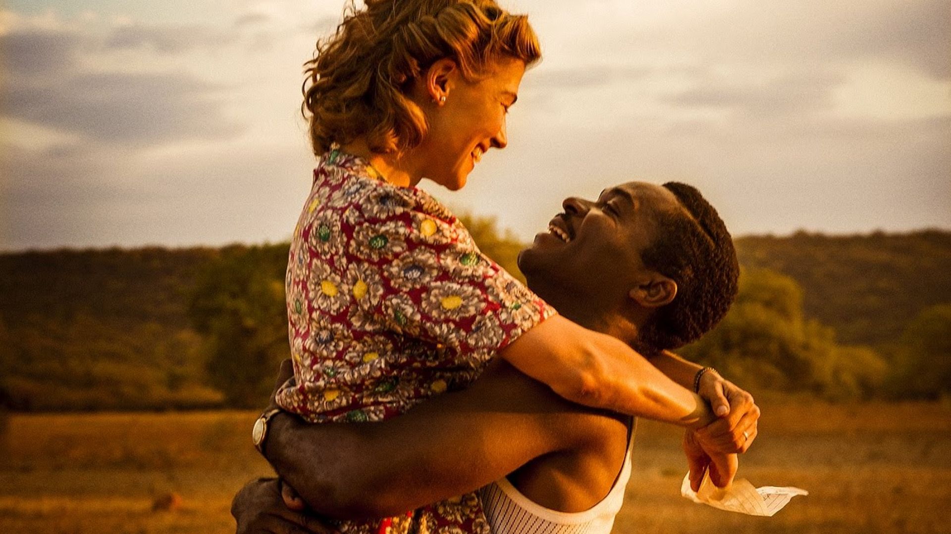 David Oyelowo and Rosamund Pike in 'A United Kingdom'. In Ci