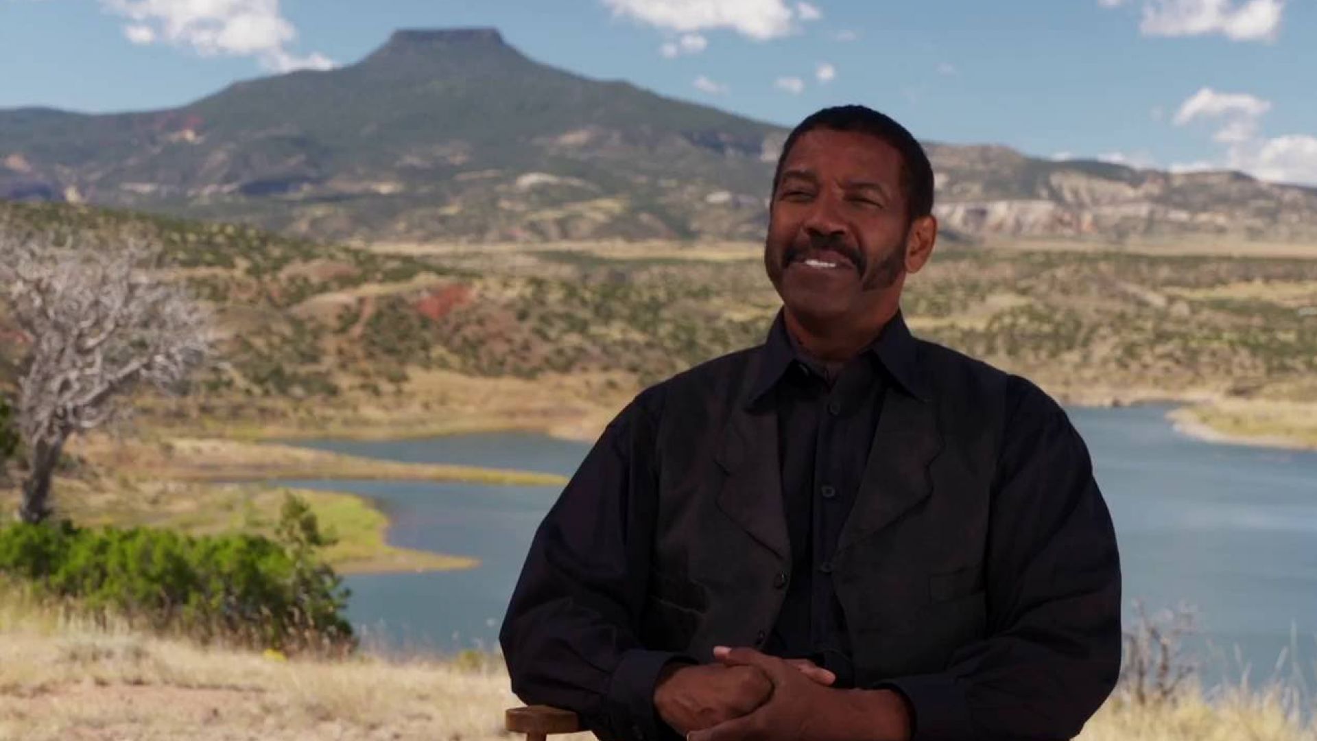 See Denzel Washington as Sam Chisholm in &#039;The Magnificent Se