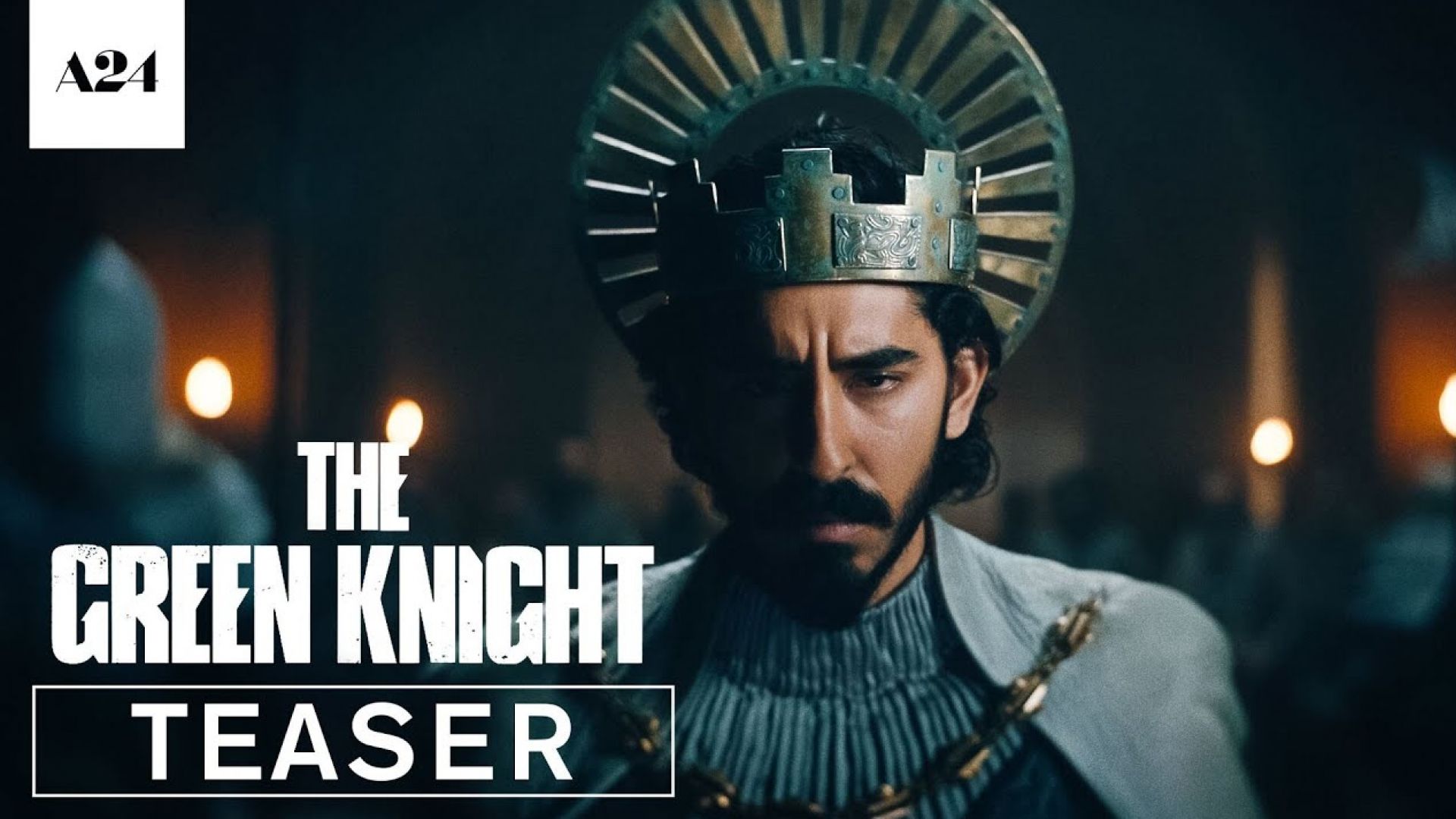 The Green Knight starring Dev Patel, Alicia Vikander, and Jo